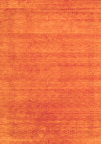 Abstract Orange Contemporary Rug, con2483org