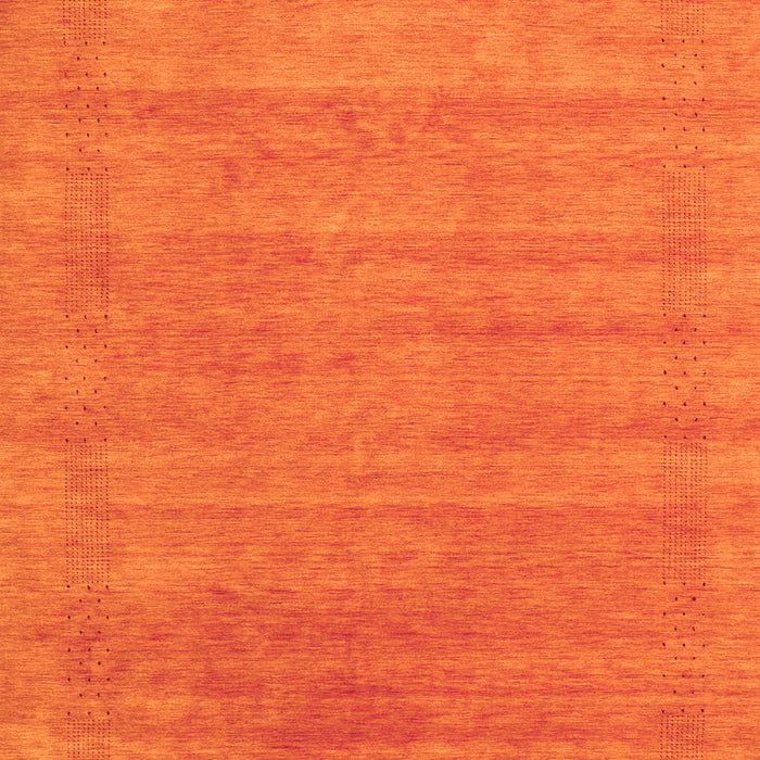 Abstract Orange Contemporary Rug, con2483org