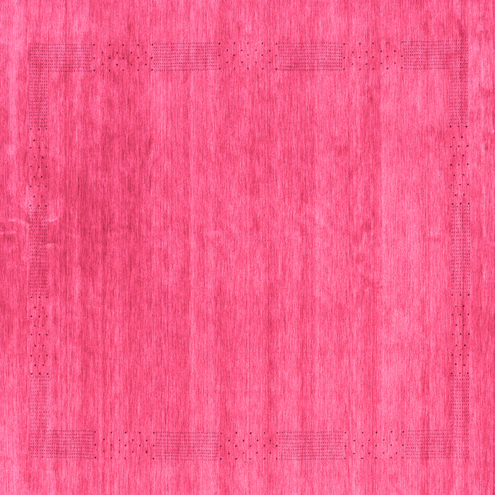 Square Abstract Pink Contemporary Rug, con2483pnk