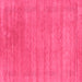 Square Abstract Pink Contemporary Rug, con2483pnk