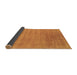 Sideview of Abstract Brown Contemporary Rug, con2483brn