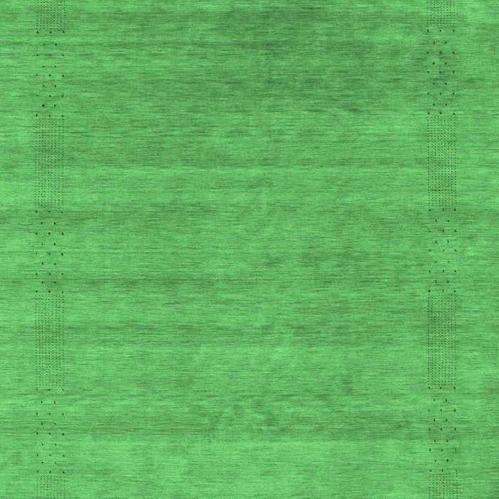 Machine Washable Abstract Emerald Green Contemporary Area Rugs, wshcon2483emgrn