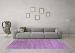 Machine Washable Abstract Blue Contemporary Rug in a Living Room, wshcon2483blu