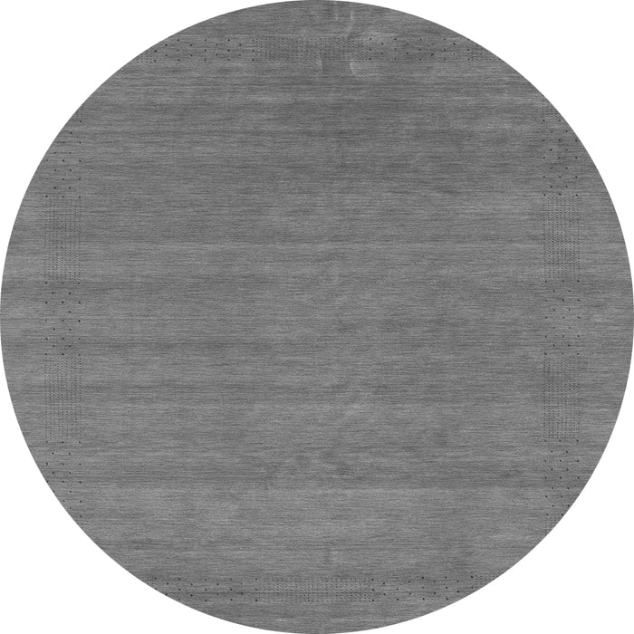 Square Abstract Gray Contemporary Rug, con2483gry