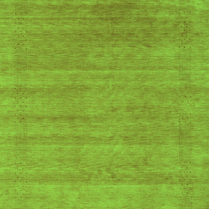 Serging Thickness of Machine Washable Abstract Green Contemporary Area Rugs, wshcon2483grn