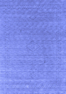 Abstract Blue Contemporary Rug, con2484blu