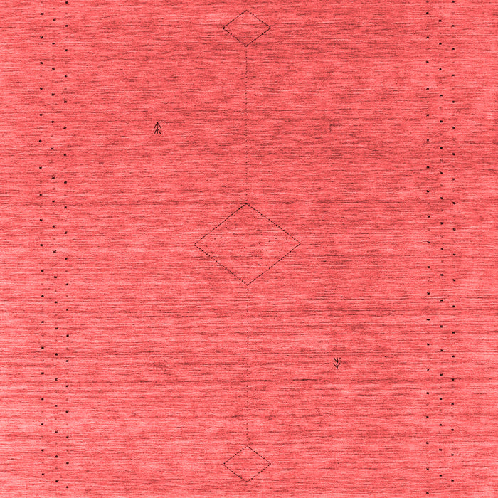 Machine Washable Abstract Red Contemporary Rug, wshcon2484red