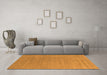 Machine Washable Abstract Orange Contemporary Area Rugs in a Living Room, wshcon2484org