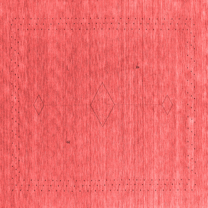 Machine Washable Abstract Red Contemporary Rug, wshcon2484red