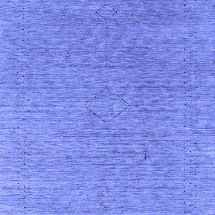 Abstract Blue Contemporary Rug, con2484blu