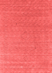 Abstract Red Contemporary Rug, con2484red