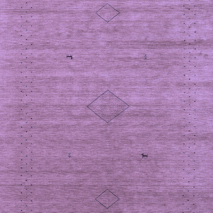 Abstract Blue Contemporary Rug, con2485blu