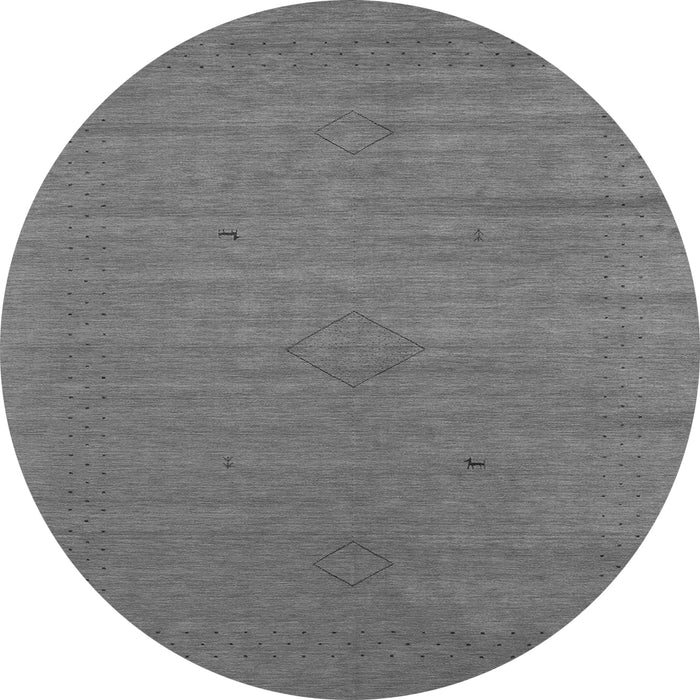Machine Washable Abstract Gray Contemporary Rug, wshcon2485gry