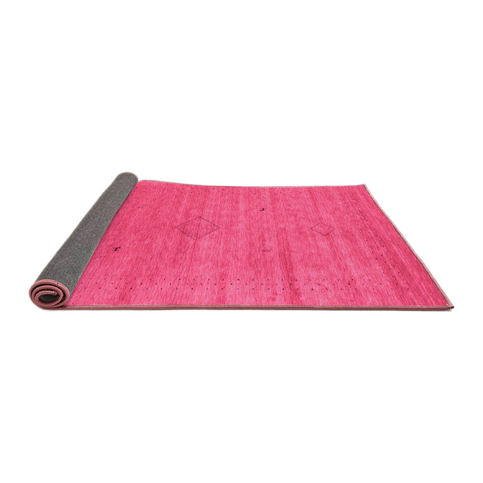 Sideview of Abstract Pink Contemporary Rug, con2485pnk