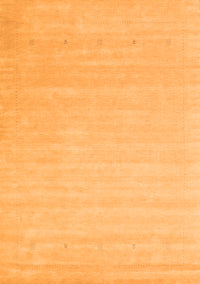 Solid Orange Modern Rug, con2486org