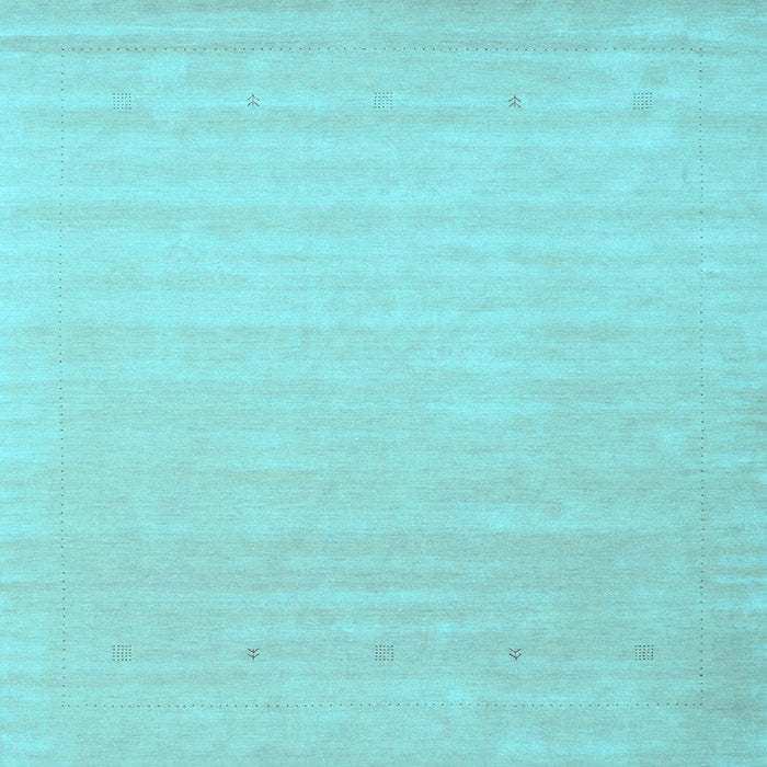 Square Solid Light Blue Modern Rug, con2486lblu