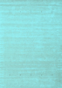 Solid Light Blue Modern Rug, con2486lblu