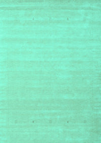 Solid Turquoise Modern Rug, con2486turq