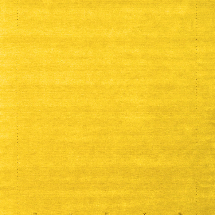 Machine Washable Solid Yellow Modern Rug, wshcon2486yw