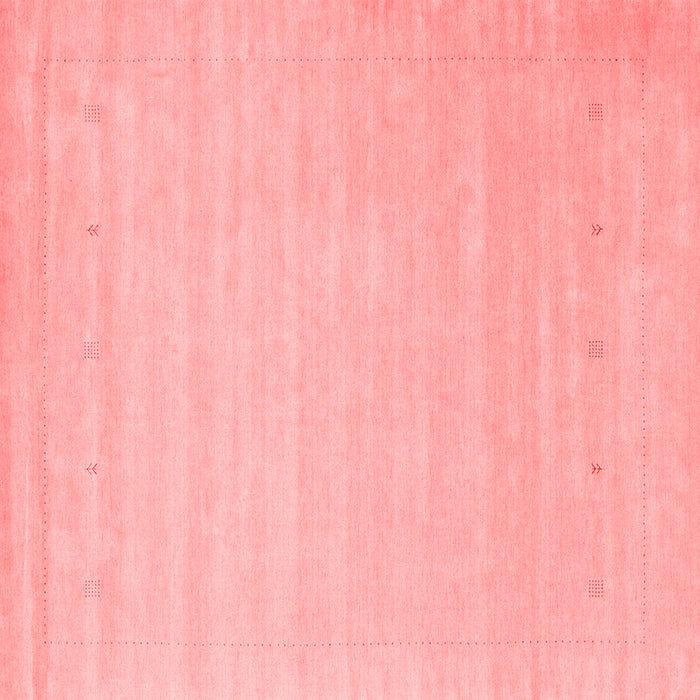 Machine Washable Solid Red Modern Rug, wshcon2486red