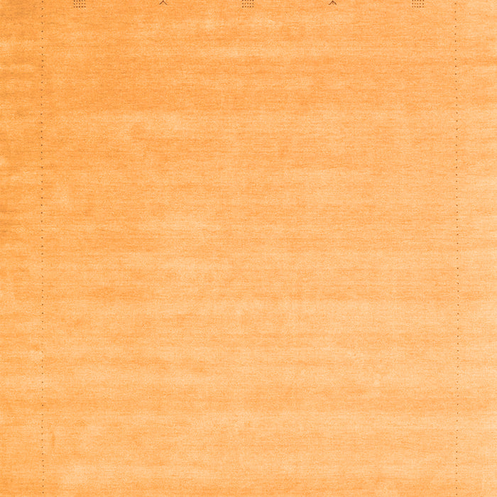 Serging Thickness of Machine Washable Solid Orange Modern Area Rugs, wshcon2486org