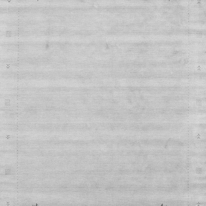 Serging Thickness of Machine Washable Solid Gray Modern Rug, wshcon2487gry