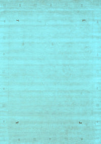 Solid Light Blue Modern Rug, con2487lblu