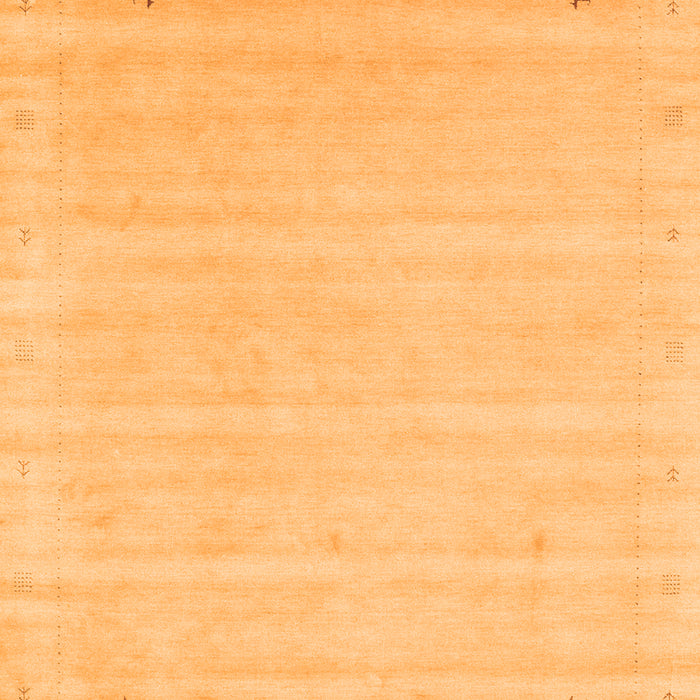 Serging Thickness of Machine Washable Solid Orange Modern Area Rugs, wshcon2487org