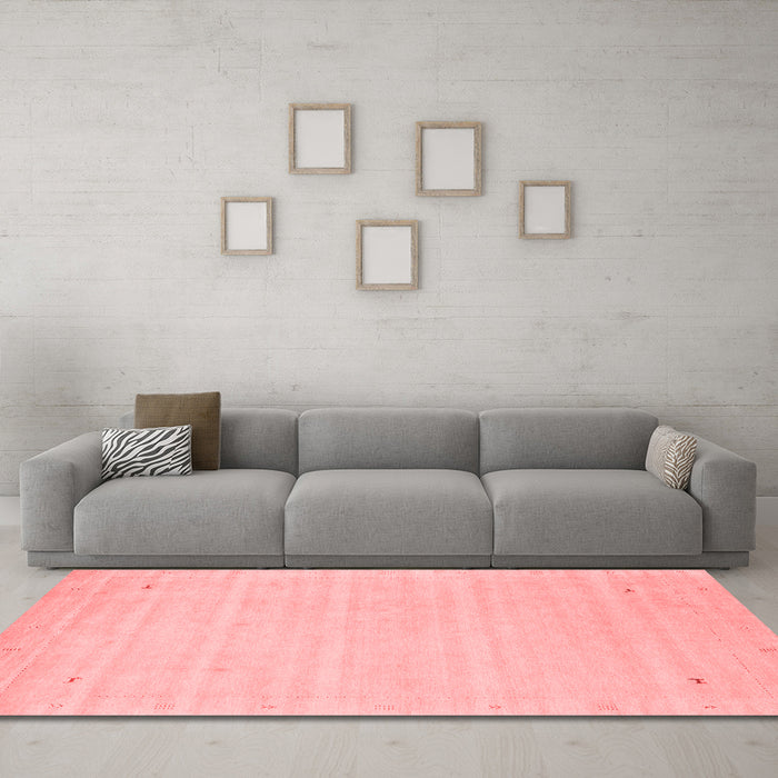 Modern Red Washable Rugs