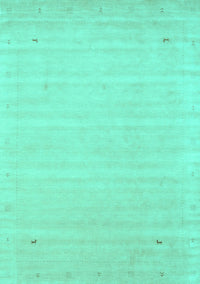 Solid Turquoise Modern Rug, con2487turq