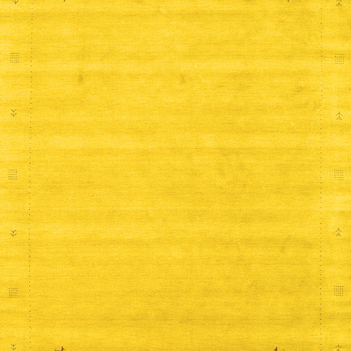 Solid Yellow Modern Rug, con2487yw