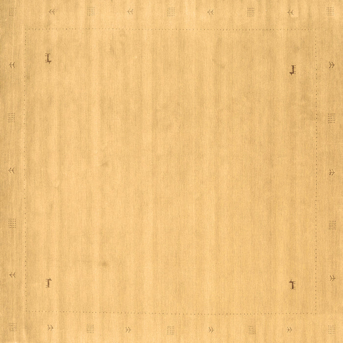 Square Solid Brown Modern Rug, con2487brn