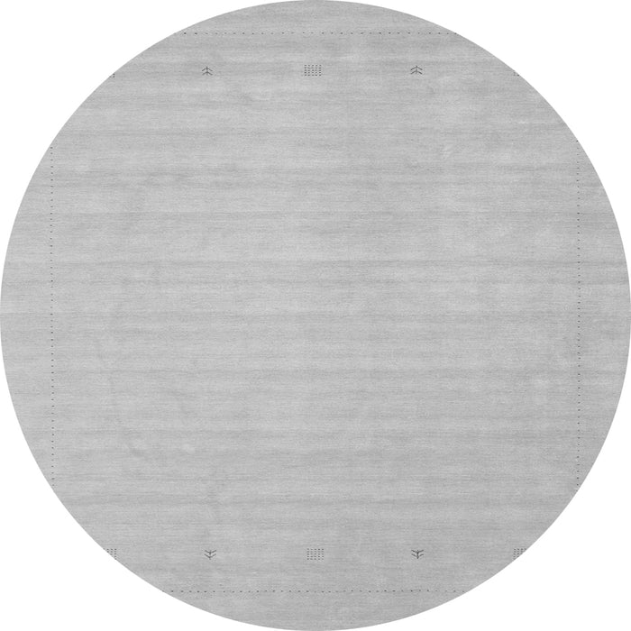 Square Solid Gray Modern Rug, con2488gry