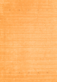 Solid Orange Modern Rug, con2488org