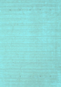 Solid Light Blue Modern Rug, con2488lblu