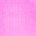 Square Machine Washable Solid Pink Modern Rug, wshcon2488pnk