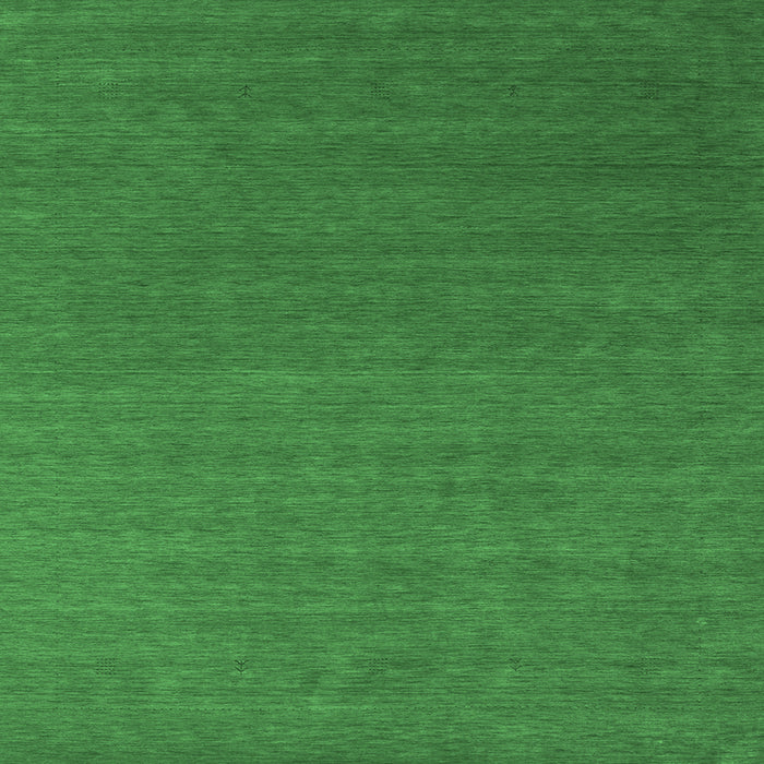 Square Machine Washable Abstract Emerald Green Contemporary Area Rugs, wshcon2489emgrn