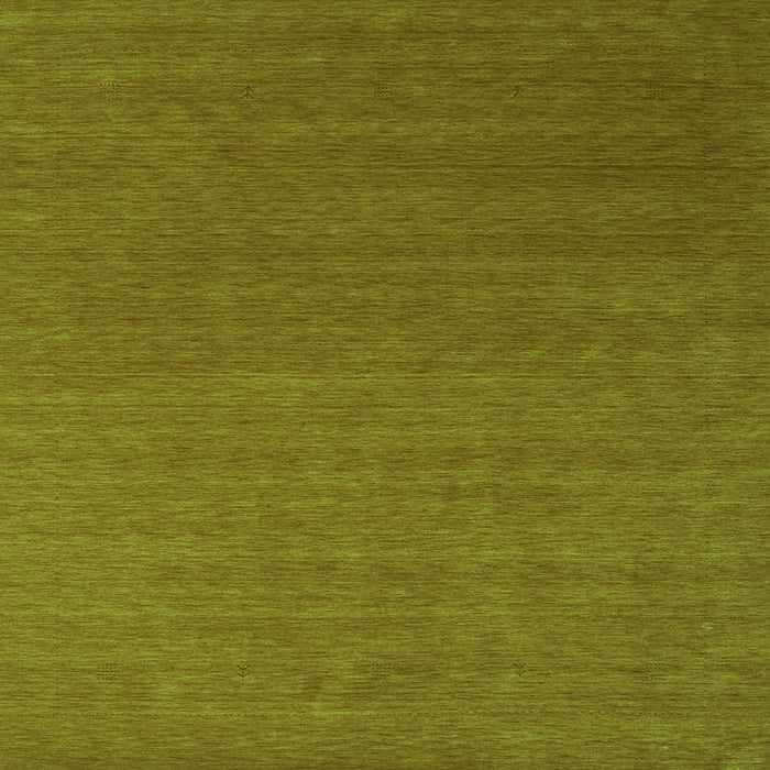 Round Machine Washable Abstract Green Contemporary Area Rugs, wshcon2489grn