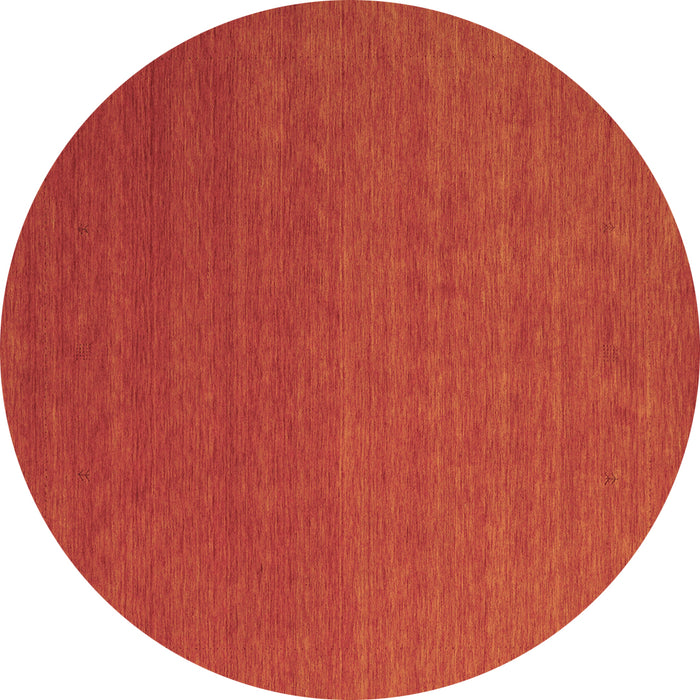 Round Machine Washable Abstract Brown Contemporary Rug, wshcon2489brn