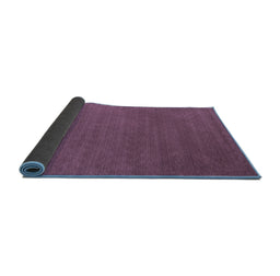 Sideview of Abstract Blue Contemporary Rug, con2489blu