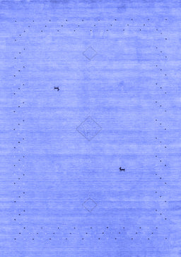 Abstract Blue Contemporary Rug, con2490blu