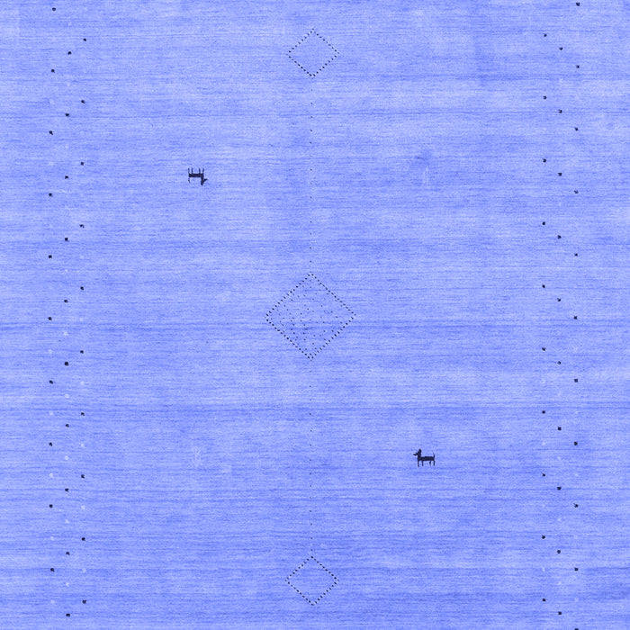 Machine Washable Abstract Blue Contemporary Rug, wshcon2490blu