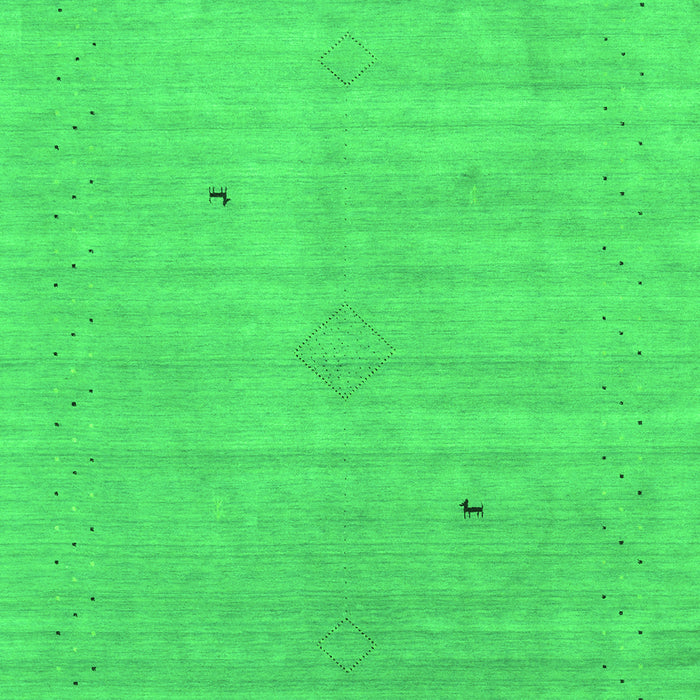 Abstract Green Contemporary Rug, con2490grn