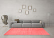 Contemporary Red Washable Rugs