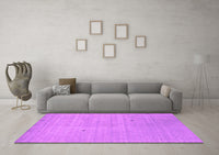 Machine Washable Abstract Pink Contemporary Rug, wshcon2490pnk