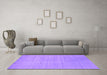 Machine Washable Abstract Purple Contemporary Area Rugs in a Living Room, wshcon2490pur