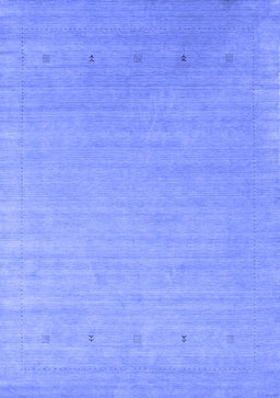 Abstract Blue Contemporary Rug, con2491blu