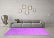 Machine Washable Abstract Pink Contemporary Rug in a Living Room, wshcon2491pnk