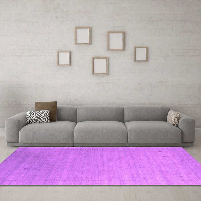 Machine Washable Abstract Pink Contemporary Rug in a Living Room, wshcon2491pnk