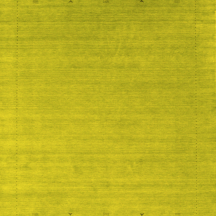 Abstract Yellow Contemporary Rug, con2491yw